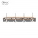 Decorative 4 Hooks Wall Mounted Metal Wall Hanger For Clothes