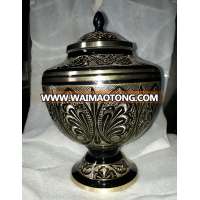 decorative metal urns