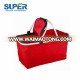 High quality Aluminum Frame Foldable Shopping folding food storage basket